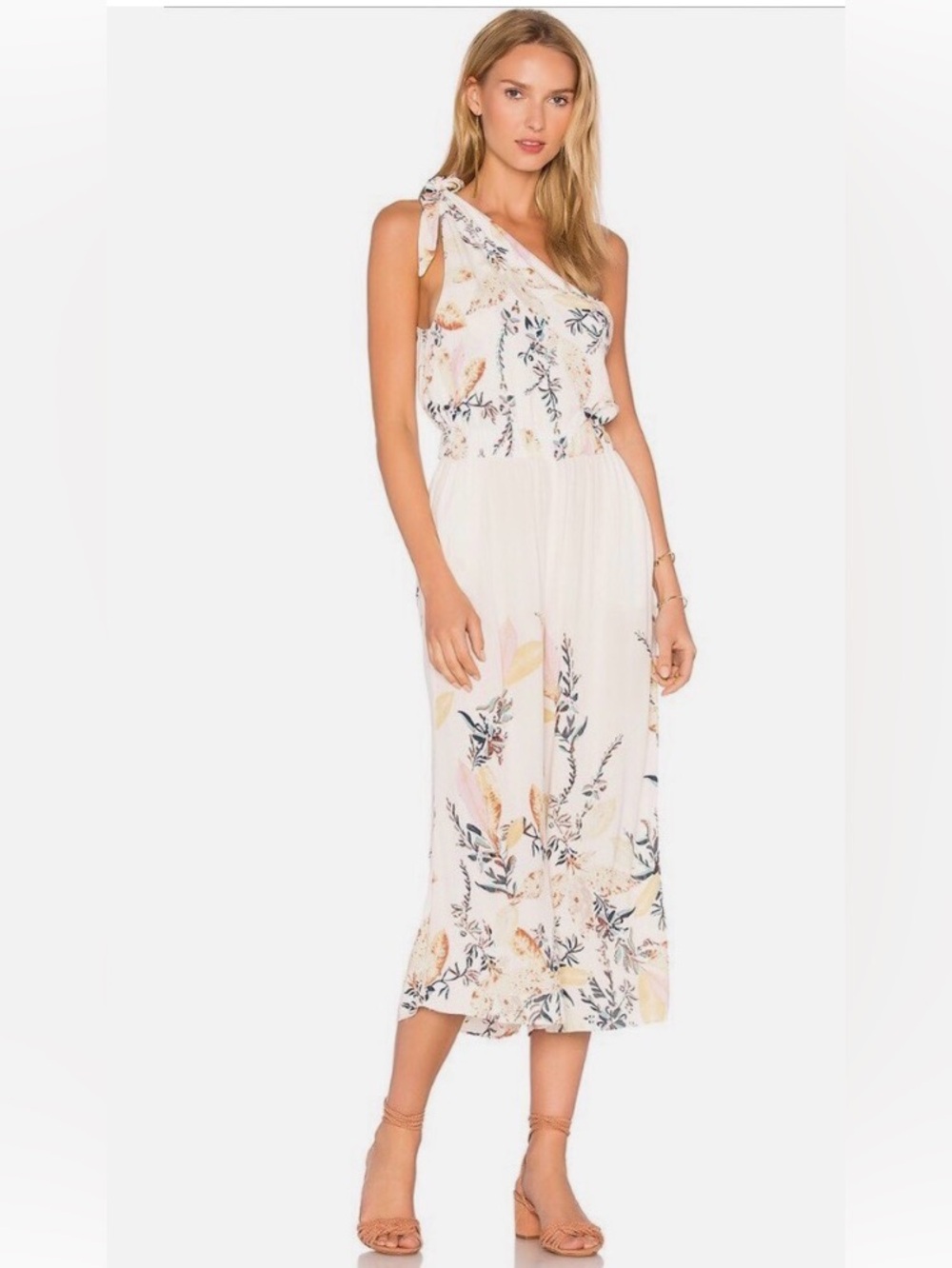 Free People Island Time Asymmetrical One-Piece Jumpsuit